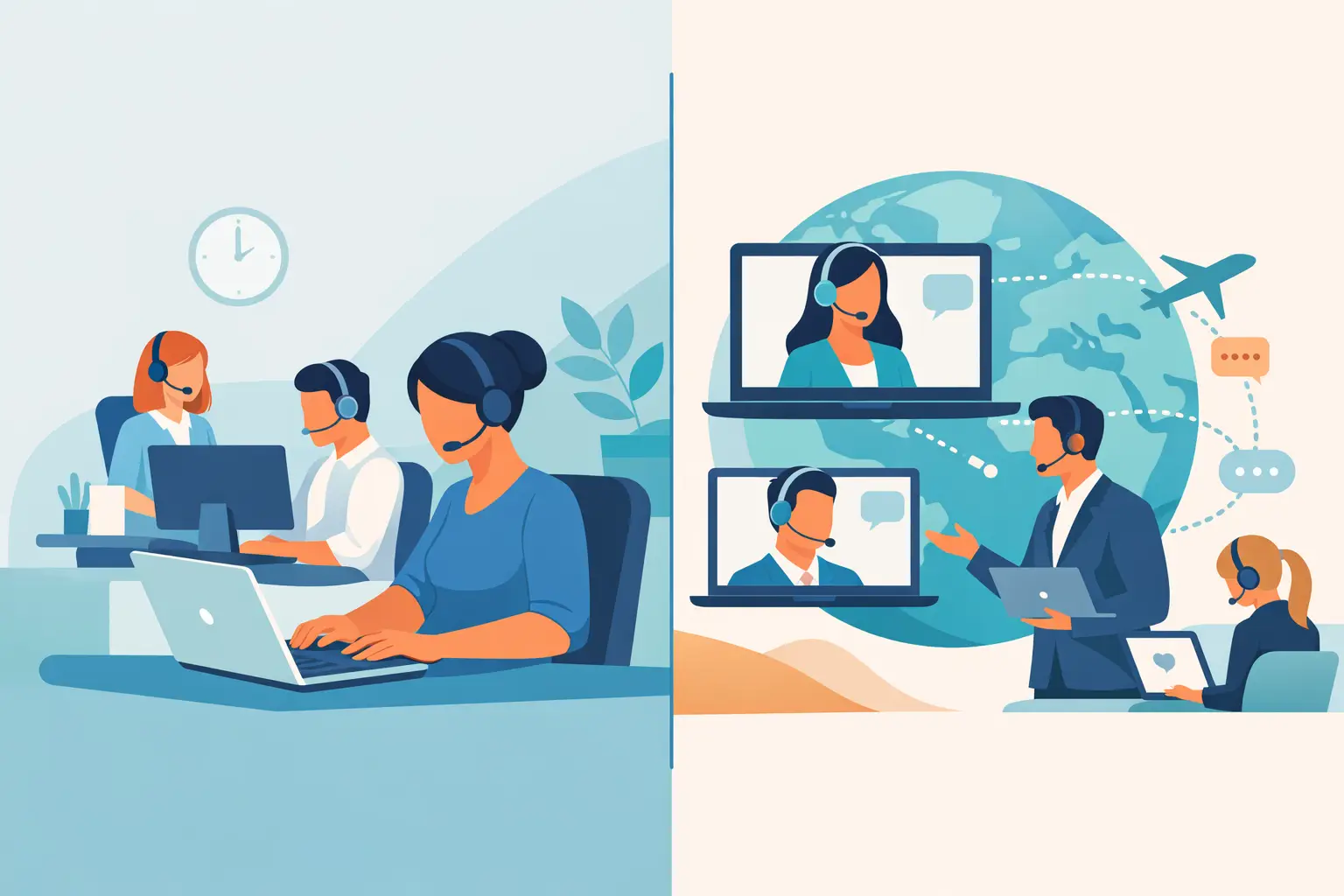 Inhouse versus outsourced klantenservice