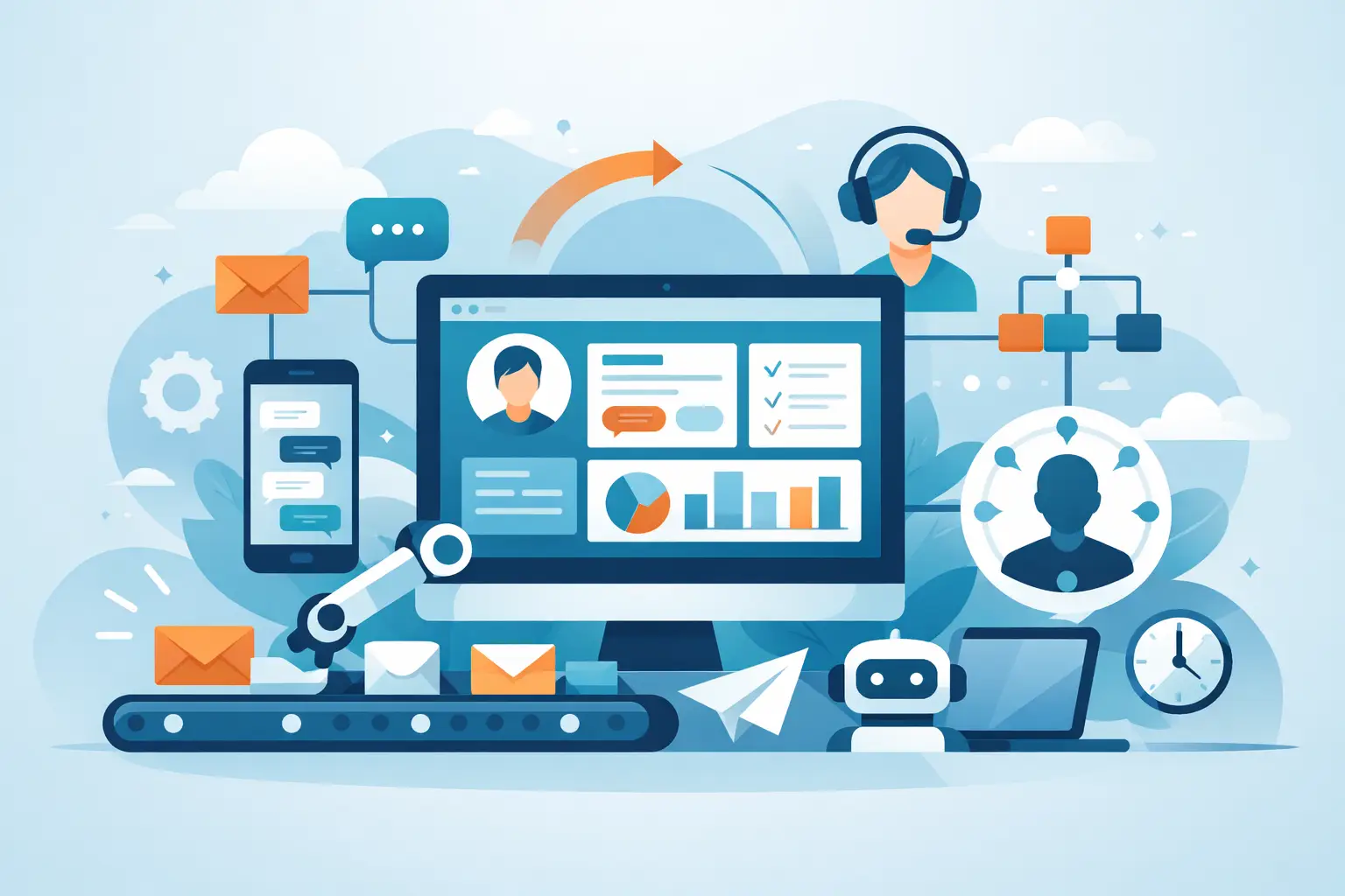 Klantcommunicatie automatiseren met CRM