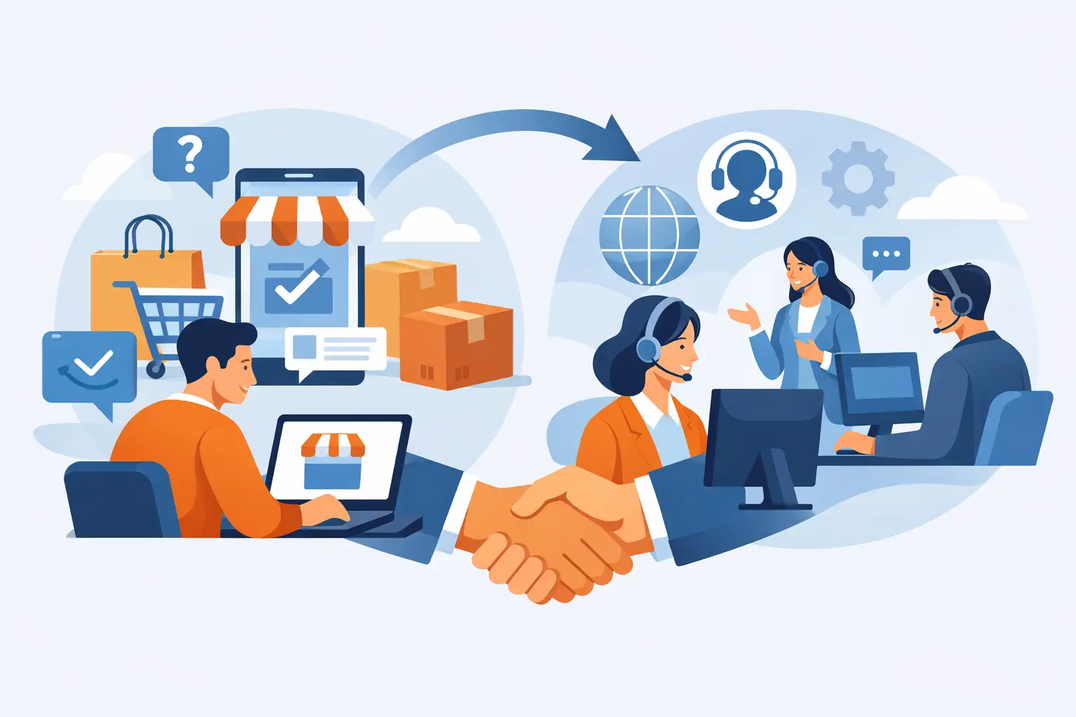 Klantenservice uitbesteden webshop: slim of niet?