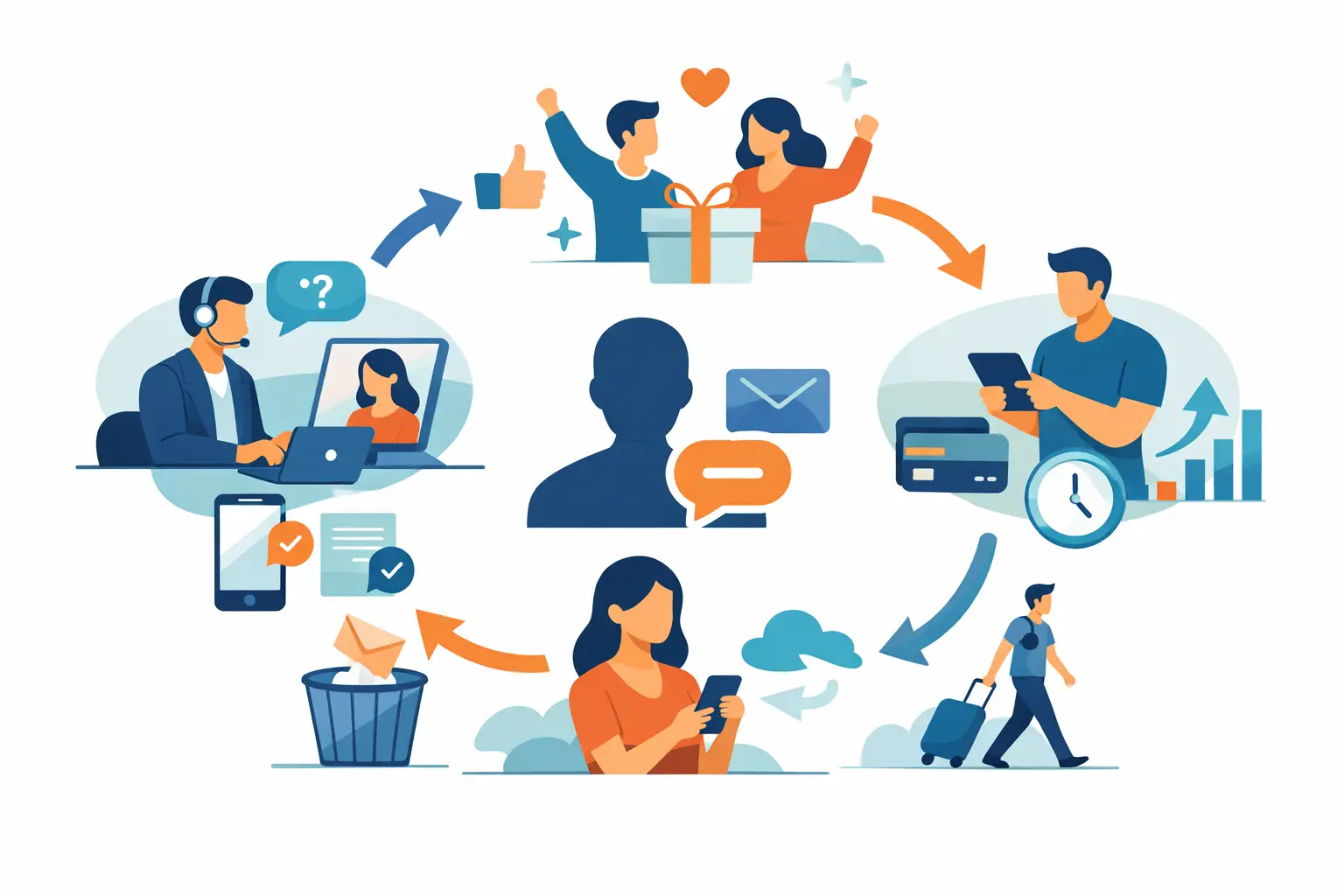 Gids klantcommunicatie voor de abonnee lifecycle